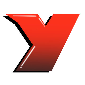 Racing Alphabet PNG Letter Y
