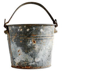 Wall Mural - Bucket, white background, on transparency background PNG