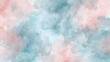 Abstract pastel watercolor background that blends textures of pink and blue reminiscent of a dreamy sky, perfect for creative designs and layouts, available now for purchase. 