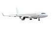 © PNG World - A passenger aeroplane isolated against a clean white background