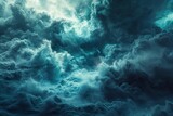 Fototapeta Do akwarium - Dangerous Unpredictable Storm