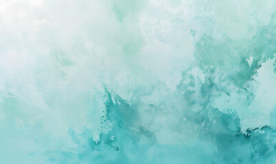 Wall Mural - A clean background in mint green or turquoise,Generative AI 
