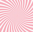 Sunlight swirl rays background. Pink and peach spiral burst wallpaper. Abstract sunburst design wallpaper for template business social media advertising. flat style.