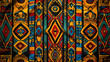 © Yuwarin - African tribal pattern background rich in colorful