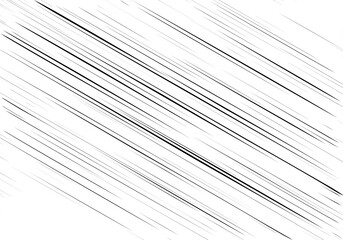 Poster - black and white diagonal lines background. Speed effect. Vector Format 