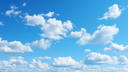 Wall Mural - blue sky with white cloud background. white cloud with blue sky background