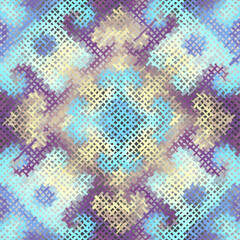 Fototapete - Seamless rough canvas