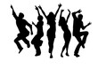 © angga - silhouettes of dancing people