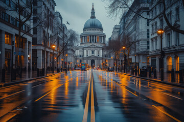 Wall Mural - London, the vibrant capital of England and the United Kingdom, boasts a rich tapestry of history, culture, and iconic landmarks such as Big Ben, Tower Bridge