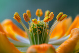 Fototapeta  - Blume von oben und blüht