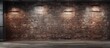 © TheWaterMeloonProjec - A room with a brick wall and asphalt floor, illuminated by four lights hanging from the ceiling. The industrial feel of the brick wall adds character to the space, while the lights provide ample