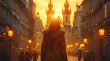 woman in Prague