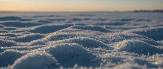 Wall Mural - Snow Covered Field