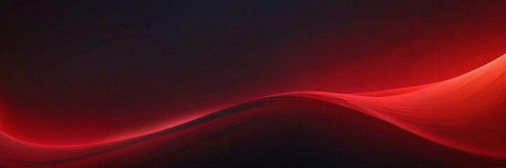 Poster - Red and Black Background With Light Wave