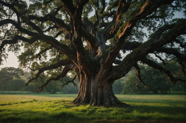 Canvas Print - Tree Standing in the Field