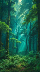 Canvas Print - Dense Forest Landscape