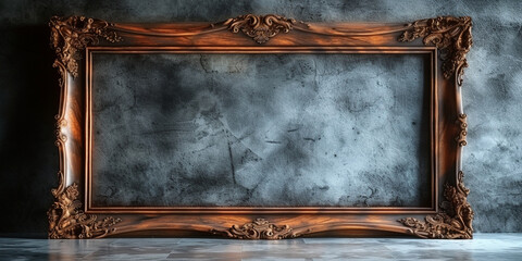 Wall Mural - old wood frame vintage