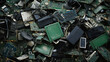 © Nittaya - Computer parts to be recycling background. Recycling and waste management.