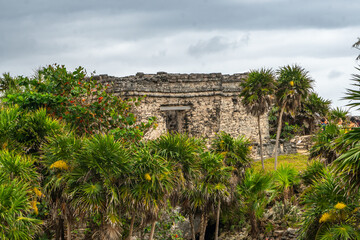 Mexico - Amazing Mayan ruins on beautiful Caribbean coast in Tulum