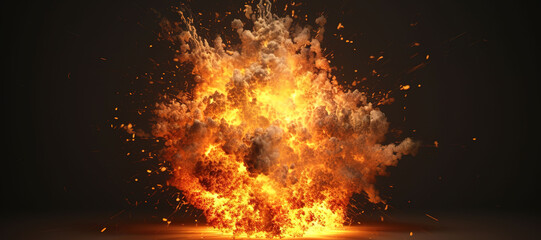 Wall Mural - fire explosion, hot, flame, blaze 23