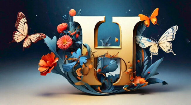 alphabets 
capital letters new design having  different colors and shades