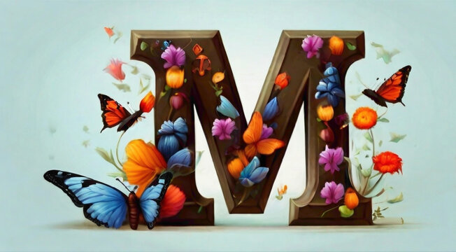 alphabets 
capital letters new design having  different colors and shades