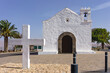Kleine Kirche in Llanos de la Concepción auf der Insel Fuerteventuara, Kanarische Inseln