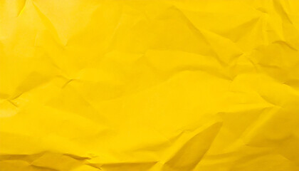 Yellow paper background. with yellow crumpled paper texture. abstract background, high quality, wallpaper ,High resolution photo