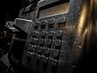 close up of a old Telephone 