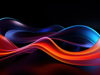 Wall Mural - Elegant wavy background design