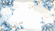 Blumen Floral Rahmen Vorlage Frame Karte Pastell Vektor | Save The Date Hochzeitskarte Template