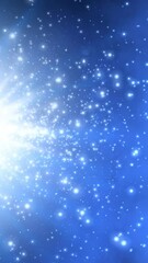 Wall Mural - vertical heavenly side snowfall 4k loop heavenly snowfall 4k loop features snow and particles coming