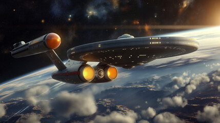 enterprise - star trec - spaceship