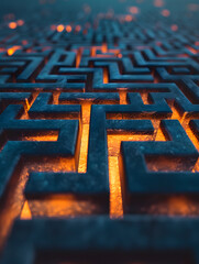 Poster - A Maze of Illumination