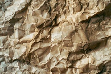 Canvas Print - Detailed close up of a piece of brown paper, suitable for backgrounds or textures.