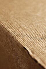 Poster - Detailed view of cardboard on a flat surface, suitable for various design concepts.