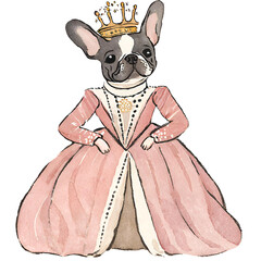 Wall Mural - Frenchie Queen 7