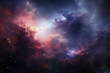 Wall Mural - The ethereal beauty of a distant nebula