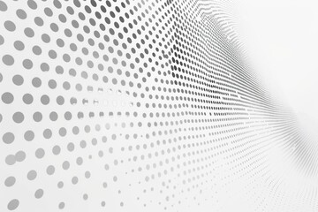 Poster - A black and white photo of a halftone pattern. Ideal for graphic design projects.