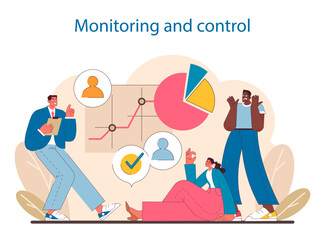 Poster - Monitoring and control in IT project management.