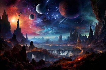 A breathtaking view of the cosmic panorama