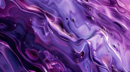 Poster - Close up of purple and black liquid, suitable for abstract backgrounds.