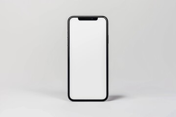 Aufkleber - Modern black and white phone with no display, versatile for various designs.