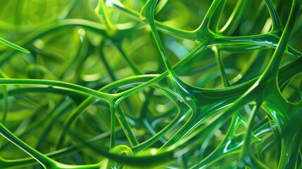 Poster - A close up of a bunch of green scissors. Perfect for DIY projects.