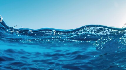 Poster - A close up view of a wave in the ocean. Great for nature backgrounds.