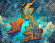A new era digital map of the UK, Great Britain