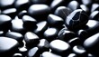 smooth black stones background