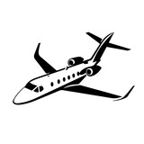 Fototapeta  - Airplane Icon Vector Logo