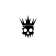 Skull Crown Vector Logo