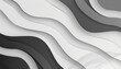 abstract wave geometric black and white shapes 
